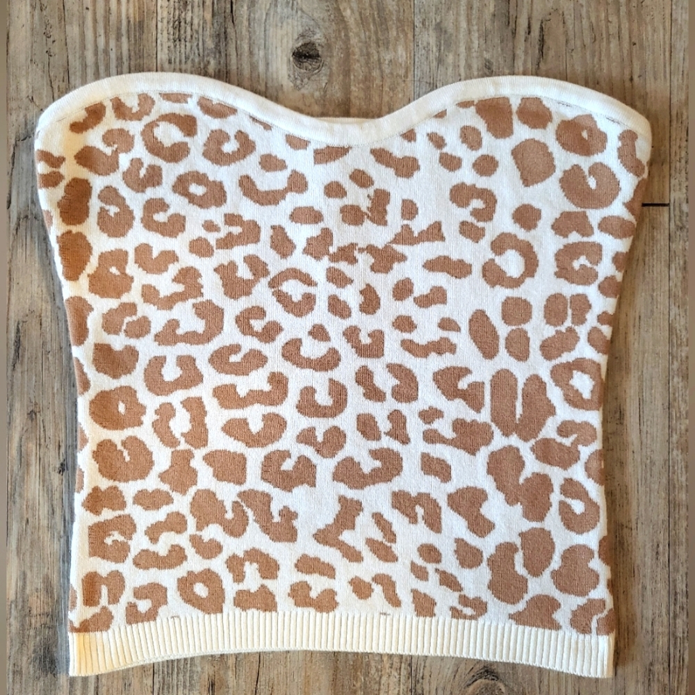 Strapless Knit Top